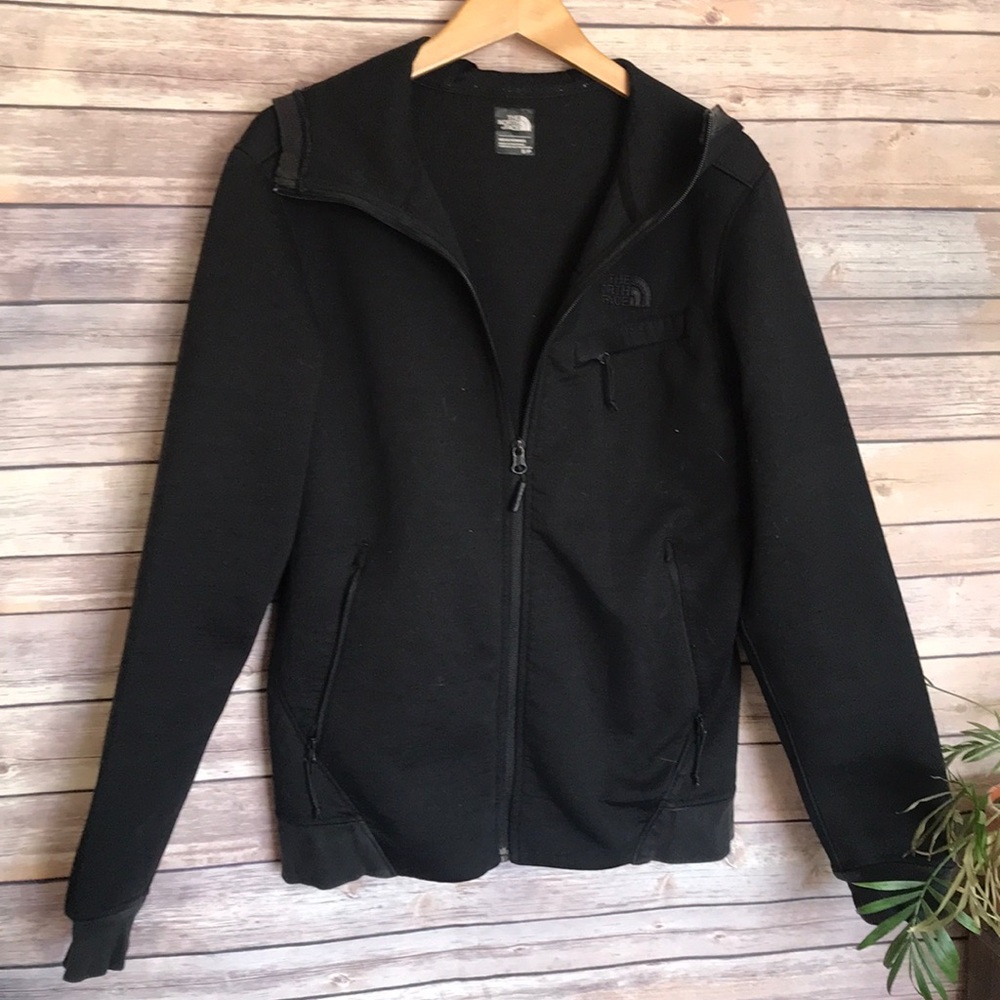 The Northface black zip hoodie sweatshirt